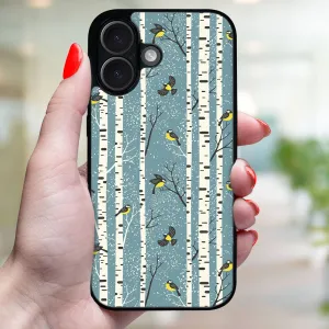 MY ART Kryt s vianočným dizajnom Apple iPhone 16 Plus BIRCH (072)