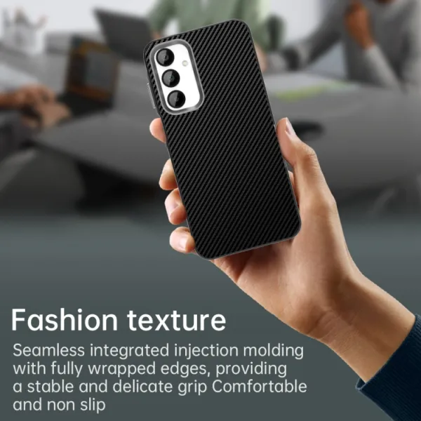 IMD CARBON Ochranný kryt pre Samsung Galaxy A16 / A16 5G čierny