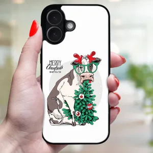 MY ART Kryt s vianočným dizajnom Apple iPhone 16 Plus MERRY CHRISTMAS (074)