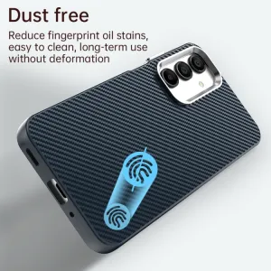 IMD CARBON Ochranný kryt pre Samsung Galaxy A16 / A16 5G modrý