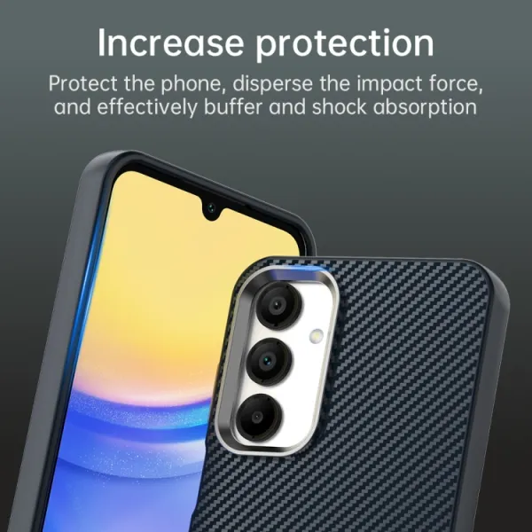 IMD CARBON Ochranný kryt pre Samsung Galaxy A16 / A16 5G modrý