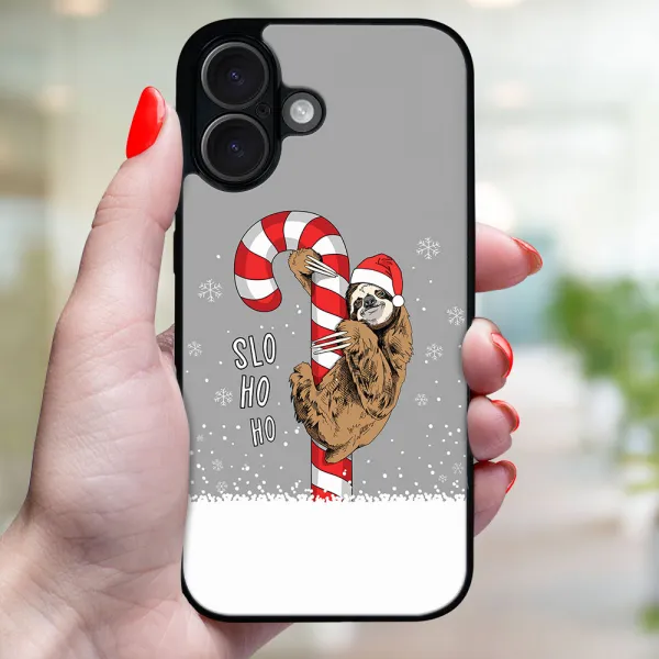 MY ART Kryt s vianočným dizajnom Apple iPhone 16 Plus CANDY (076)