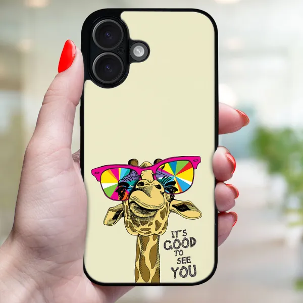 MY ART Ochranný kryt pre Apple iPhone 16 Plus GIRAFFE (180)
