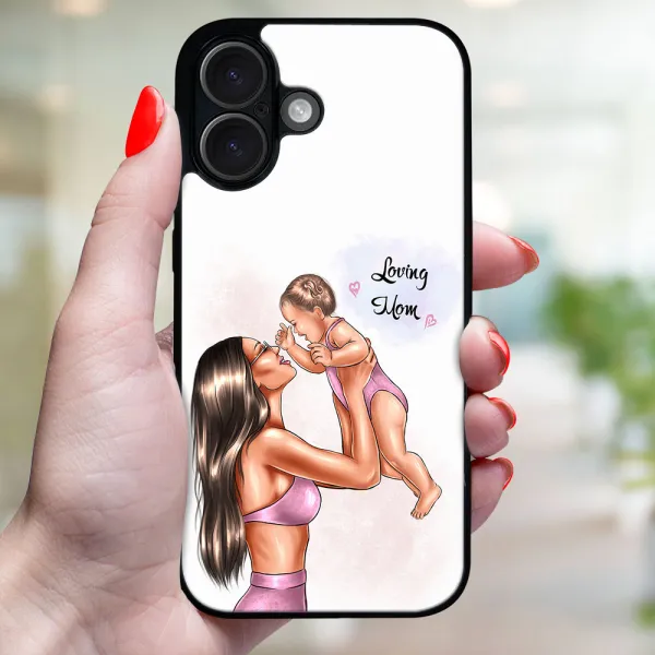 MY ART Ochranný kryt pre Apple iPhone 16 LOVING MOM (115)