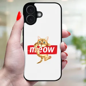 MY ART Ochranný kryt pre Apple iPhone 16 Plus MEOW (183)