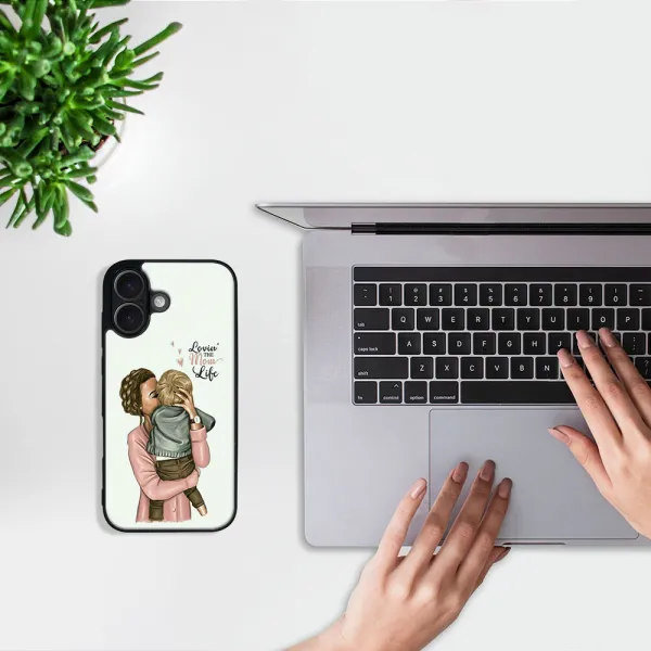 MY ART Ochranný kryt pre Apple iPhone 16 Plus MOM LIFE (118)