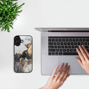 MY ART Ochranný kryt pre Apple iPhone 16 Plus GREY MARBLE (140)