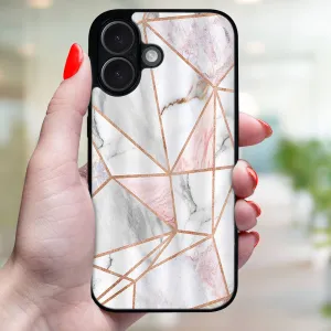 MY ART Ochranný kryt pre Apple iPhone 16 PINK MARBLE (143)