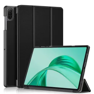 LEATHER Zaklápací kryt pre Honor Pad X8a / Honor Pad X8b čierny