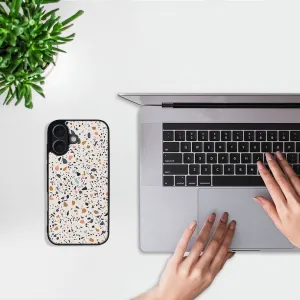 MY ART Ochranný kryt pre Apple iPhone 16 BEIGE TERRAZZO (162)
