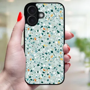 MY ART Ochranný kryt pre Apple iPhone 16 Plus BLUE TERRAZZO (164)