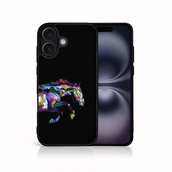 MY ART Ochranný kryt pre Apple iPhone 16 HORSE (249)