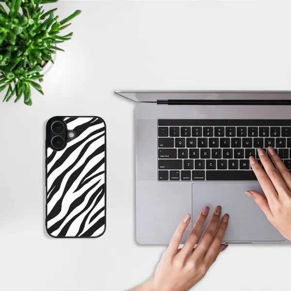 MY ART Ochranný kryt pre Apple iPhone 16 Plus ZEBRA (237)