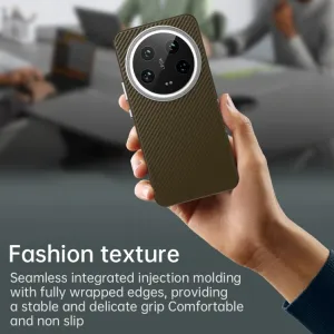 IMD CARBON Ochranný kryt pre Xiaomi 14 Ultra hnedý