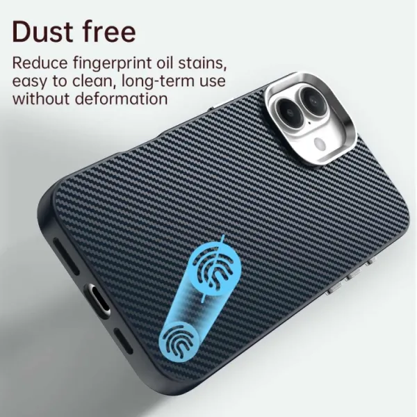 IMD CARBON Ochranný kryt pre Apple iPhone 16 Plus modrý