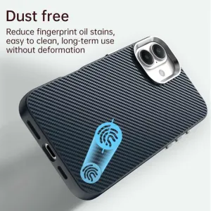 IMD CARBON Ochranný kryt pre Apple iPhone 16 Plus modrý