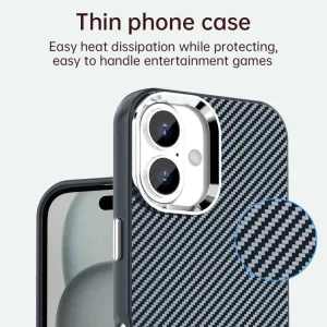 IMD CARBON Ochranný kryt pre Apple iPhone 16 Plus modrý