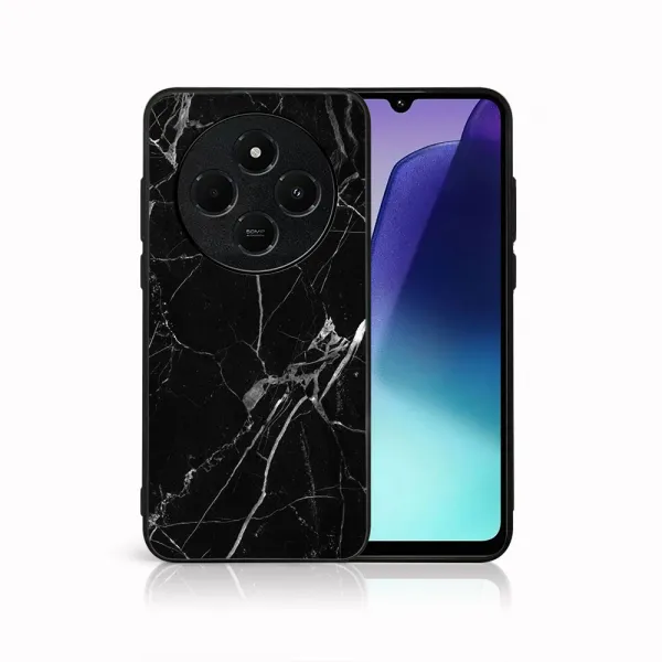 MY ART Ochranný kryt pre Xiaomi Redmi 14C / Poco C75 BLACK MARBLE (142)