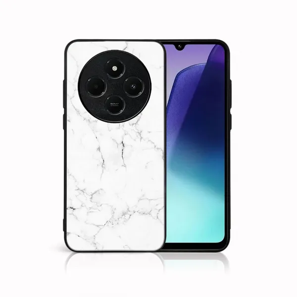 MY ART Ochranný kryt pre Xiaomi Redmi 14C / Poco C75 WHITE MARBLE (144)