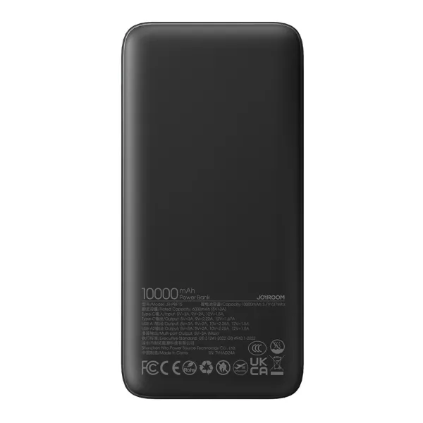 Joyroom JR-PBF15 22,5W Powerbanka 10000mAh USB-C + USB-A, čierna