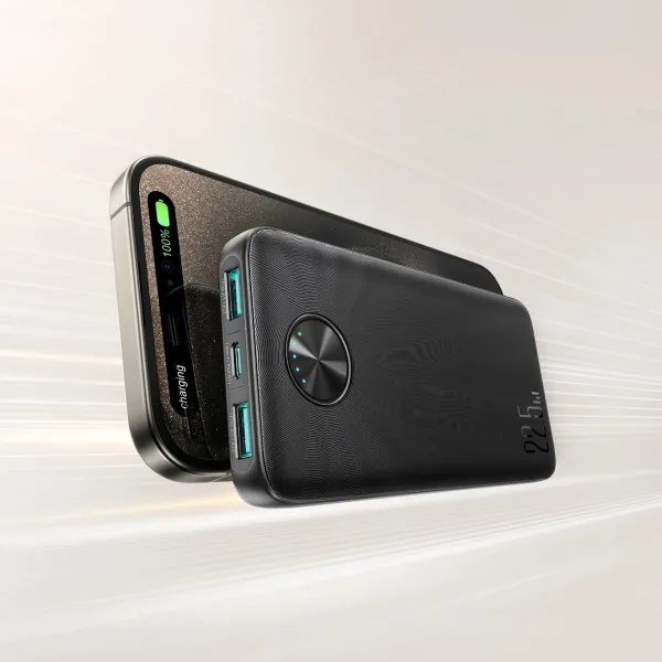 Joyroom JR-PBF15 22,5W Powerbanka 10000mAh USB-C + USB-A, čierna