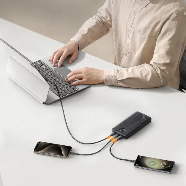 Joyroom JR-PBF15 22,5W Powerbanka 10000mAh USB-C + USB-A, čierna