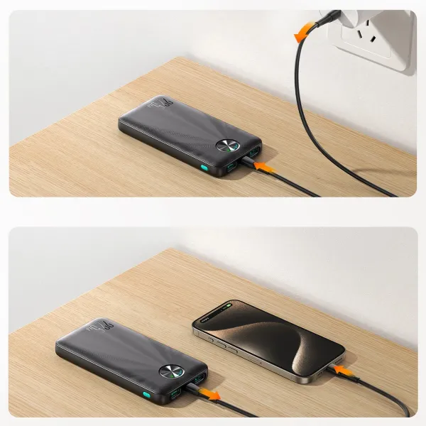 Joyroom JR-PBF15 22,5W Powerbanka 10000mAh USB-C + USB-A, čierna