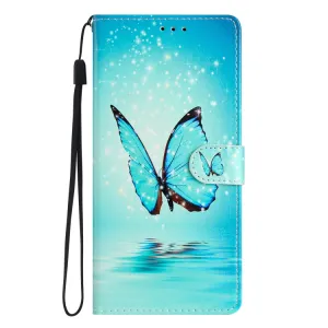 ART Peňaženkový kryt pre Google Pixel 9a BLUE BUTTERFLY