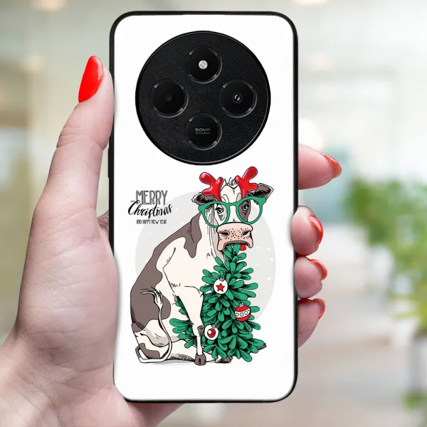 MY ART Kryt s vianočným dizajnom Xiaomi Redmi 14C / Poco C75 MERRY CHRISTMAS (074)
