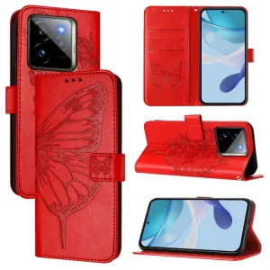 ART BUTTERFLY Peňaženkový obal pre Realme GT 7 Pro 5G červený