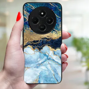 MY ART Ochranný kryt pre Xiaomi Redmi 14C / Poco C75 BLUE MARBLE (141)