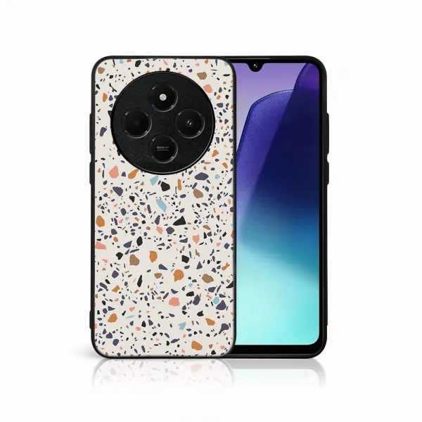 MY ART Ochranný kryt pre Xiaomi Redmi 14C / Poco C75 BEIGE TERRAZZO (162)