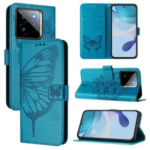 ART BUTTERFLY Peňaženkový obal pre Realme GT 7 Pro 5G modrý