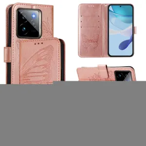 ART BUTTERFLY Peňaženkový obal pre Realme GT 7 Pro 5G ružový