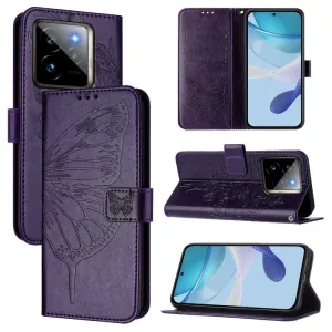 ART BUTTERFLY Peňaženkový obal pre Realme GT 7 Pro 5G tmavofialový