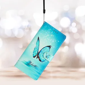ART Peňaženkový kryt pre Google Pixel 9a BLUE BUTTERFLY