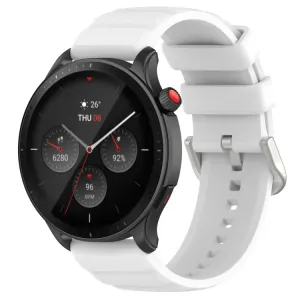 SILICONE Vymeniteľný remienok pre Amazfit GTR 4 biely