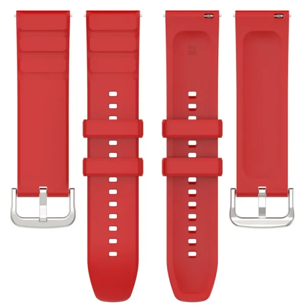 SILICONE Vymeniteľný remienok pre Amazfit GTR 4 červený