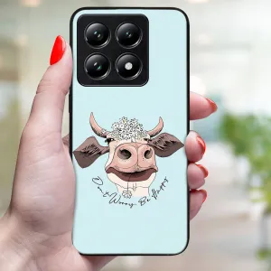 MY ART Ochranný kryt pre Xiaomi 14T Pro HAPPY COW (181)