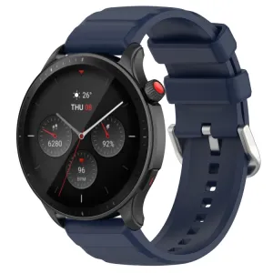 SILICONE Vymeniteľný remienok pre Amazfit GTR 4 tmavomodrý
