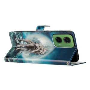ART Peňaženkový kryt pre Motorola Moto G35 5G WOLVES