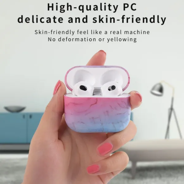 MARBLE Puzdro pre slúchadlá Apple Airpods 4 GREY