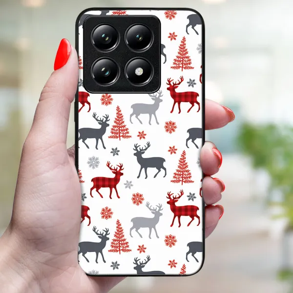 MY ART Kryt s vianočným dizajnom Xiaomi 14T DEER (068)