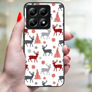 MY ART Kryt s vianočným dizajnom Xiaomi 14T DEER (068)