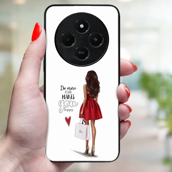 MY ART Ochranný kryt pre Xiaomi Redmi 14C / Poco C75 RED DRESS (137)