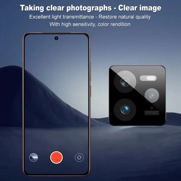 IMAK EASY INSTALL Sklo na fotoaparát Realme GT 7 Pro 5G BLACK