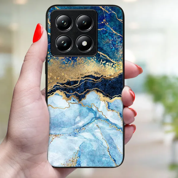 MY ART Ochranný kryt pre Xiaomi 14T BLUE MARBLE (141)