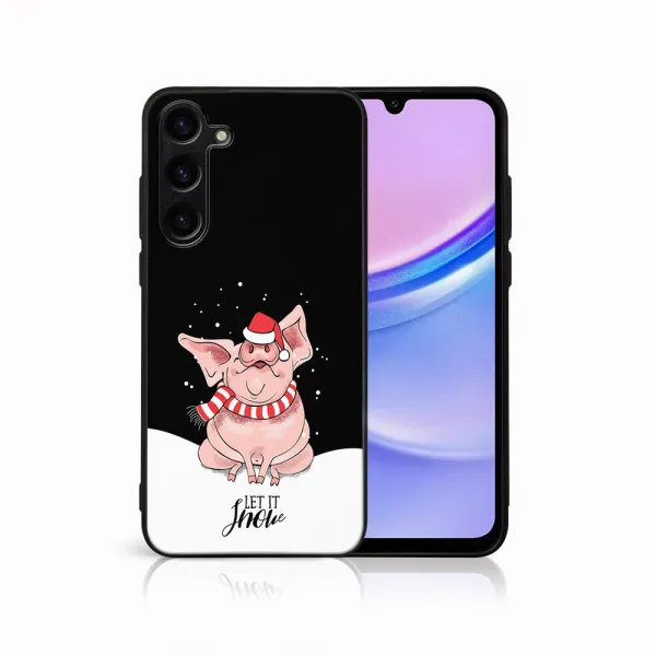 MY ART Kryt s vianočným dizajnom Samsung Galaxy A16 / A16 5G LET IT SNOW (075)