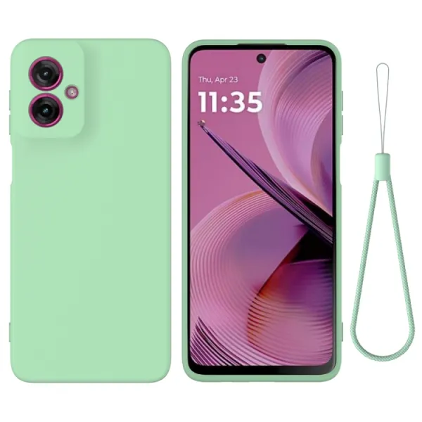 RUBBER Ochranný obal pre Motorola Moto G55 5G zelený