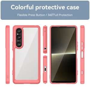 CRYSTAL Ochranný kryt pre Sony Xperia 1 VI červený